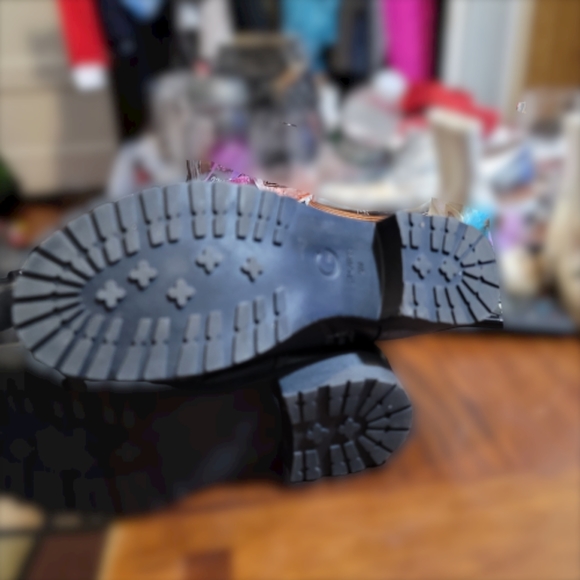 G BY GUESS moto combat boots 9 motorcycle buckles lace up - Picture 7 of 8